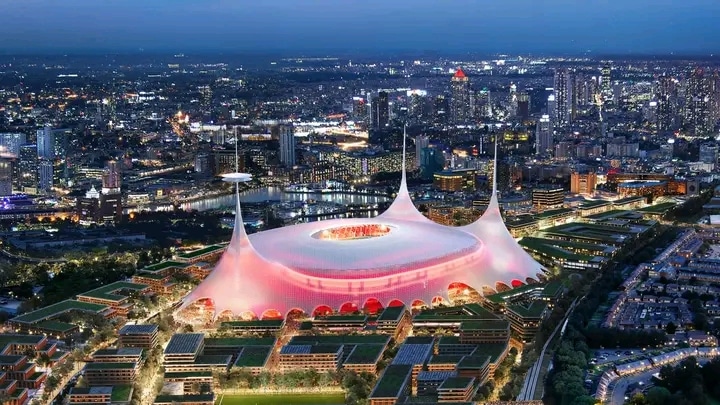 Premier League giants, Manchester United have announced plans for a new 100,000-seater stadium, which will serve as the centrepiece of the revitalization of the Old Trafford area.