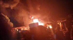 BREAKING: Massive Fire Hits Popular Ibadan Market