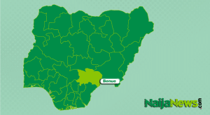 Map of Benue State, Nigeria