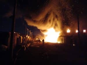 JUST IN: Fire Guts Aba Electric