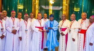 Catholic Bishops Visit Tinubu After Comments About Deplorable State Of Nigeria